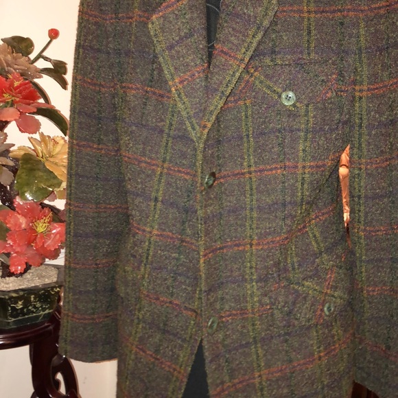GOOD CONDITION STRUCTURED WOOL KNIT BLAZER - Picture 5 of 5